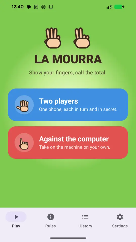 Dos jugadors, o vós contra l'ordinador
